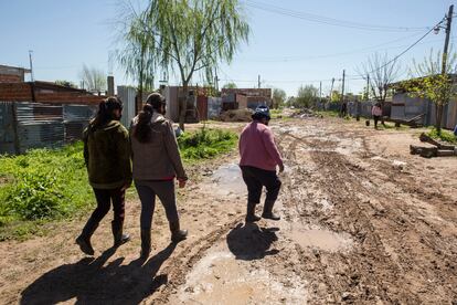 Vecinos de Villa Nueva crisis económica Argentina