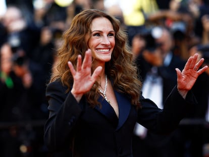 Julia Roberts, en la sesión de gala de 'Armageddon Time' en Cannes.