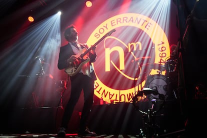 Juan Alberto, voz y guitarra, durante el ltimo concierto del grupo.