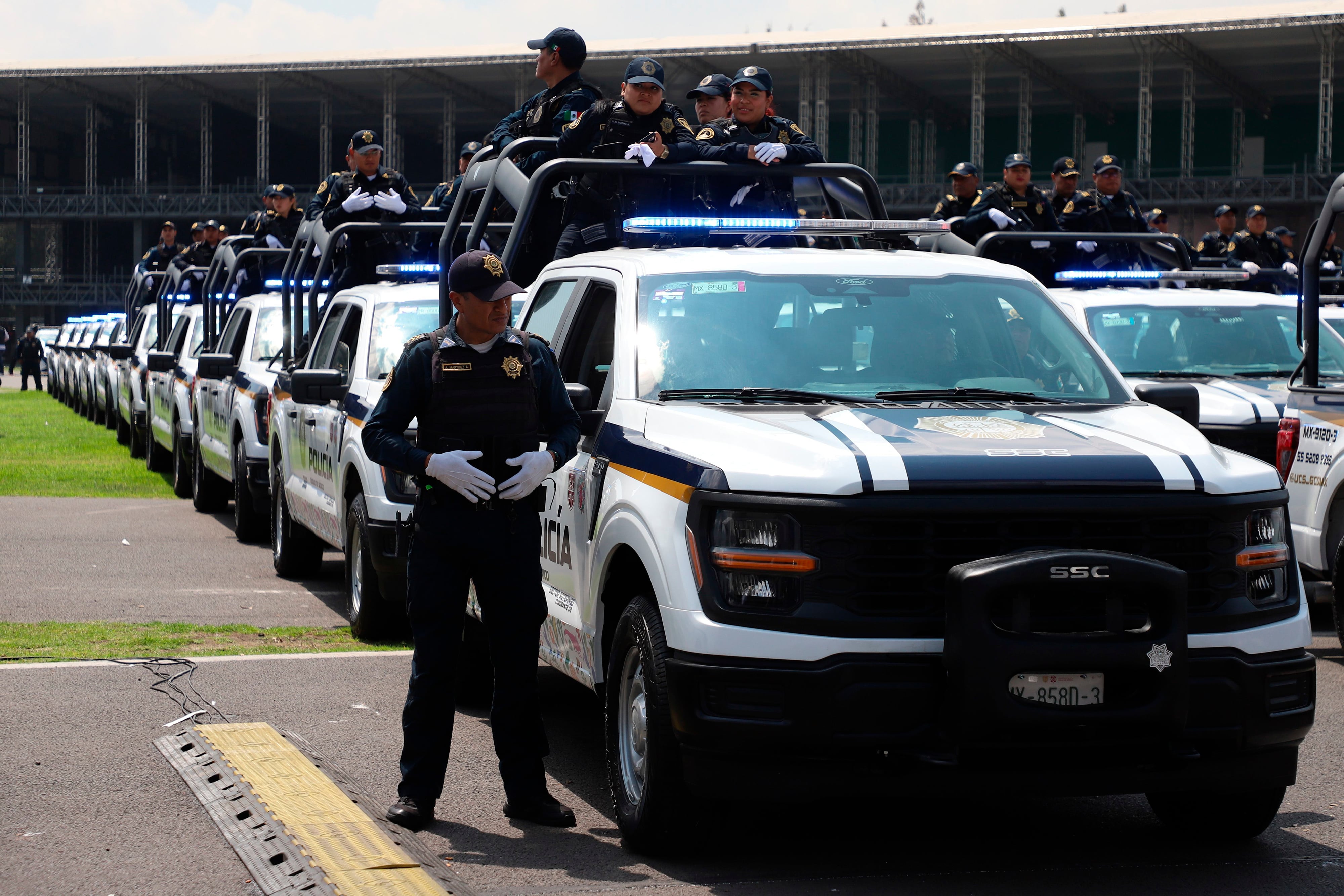 La Ciudad de México estrena 3.500 patrullas para vigilar las calles