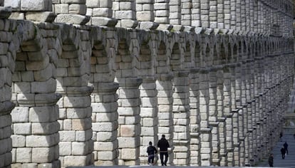 The Segovia Aqueduct.