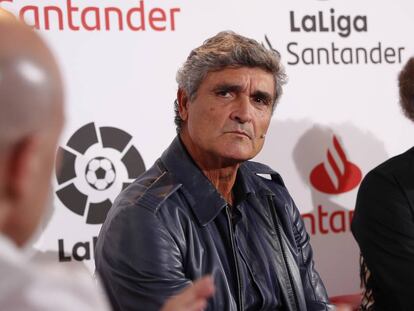 Juande Ramos, en el acto que realizó en Sevilla. 