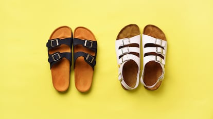 sandalias birkenstock, sandalias birkenstock mujer, sandalias birkenstock hombre, sandalias birkenstock dedo, limpiar sandalias, ¿cómo se limpian sandalias de cuero?, ¿cómo quitar las manchas de sudor en las sandalias?