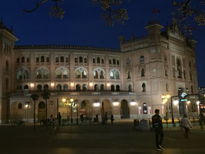 Exteriores de la plaza de Las Ventas.