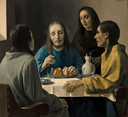 Fotografía del cuadro de Han van Meegeren ‘Los discípulos en Emaús’.