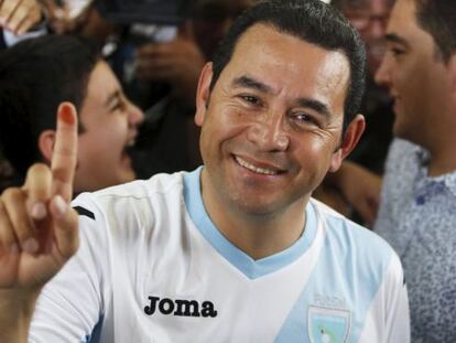 Jimmy Morales, nuevo presidente de Guatemala.