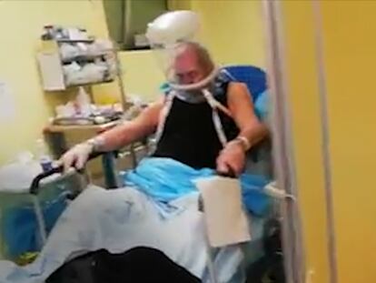 Así es el interior de un hospital italiano desbordado con enfermos de coronavirus