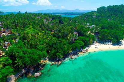 Amanpuri, el nombre de este resort en Phuket (Tailandia) rodeado por el mar de Andamán y en el que las villas se esconden entre los cocoteros, significa lugar de paz.