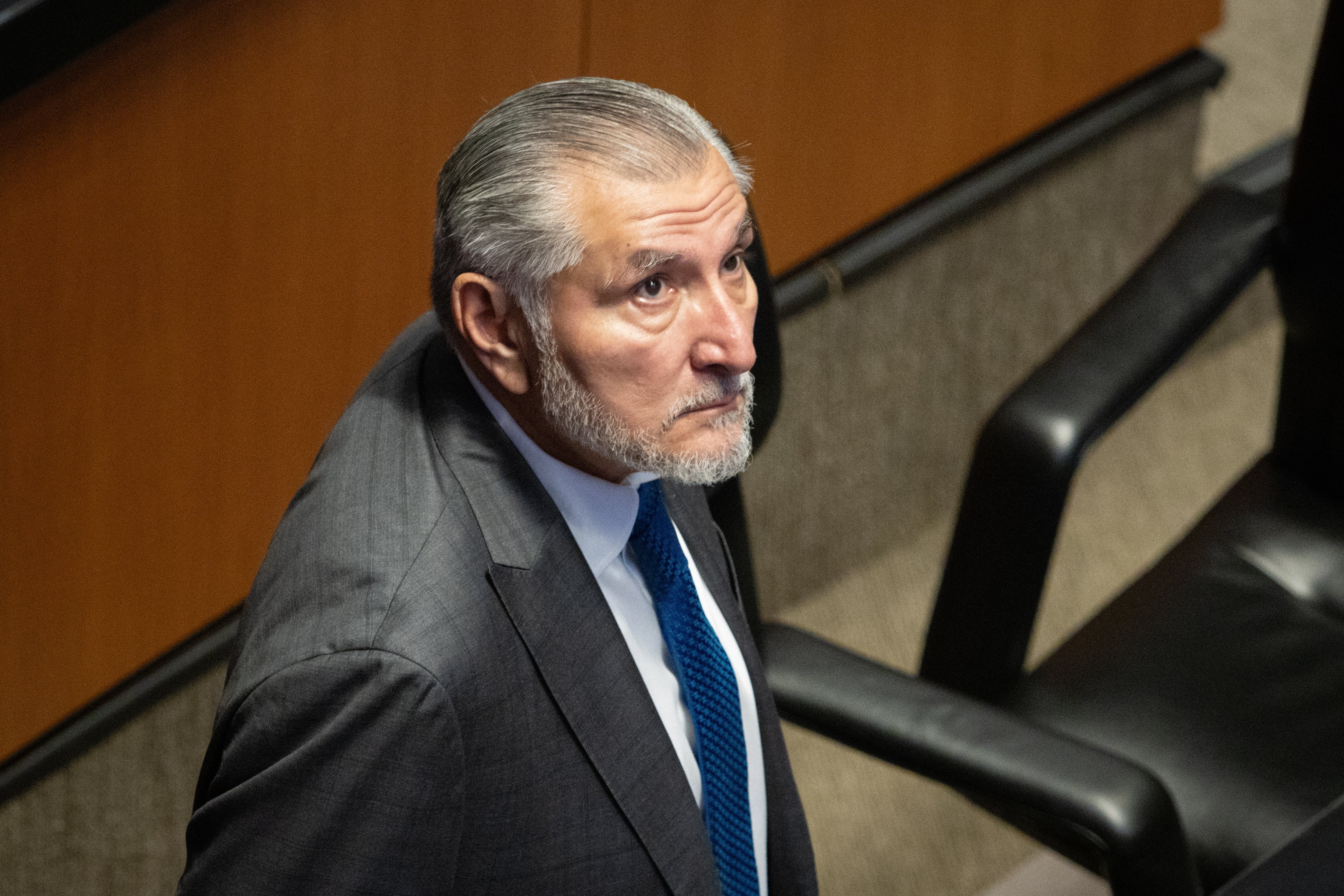 Adán Augusto López, en el Senado, el 1 de septiembre.