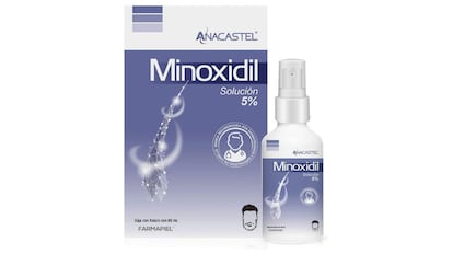 Minoxidil solución 5% para crecimiento de cabello
