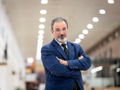 Carlos Flores, en la Facultad de Derecho de Valencia, el pasado mes de mayo.