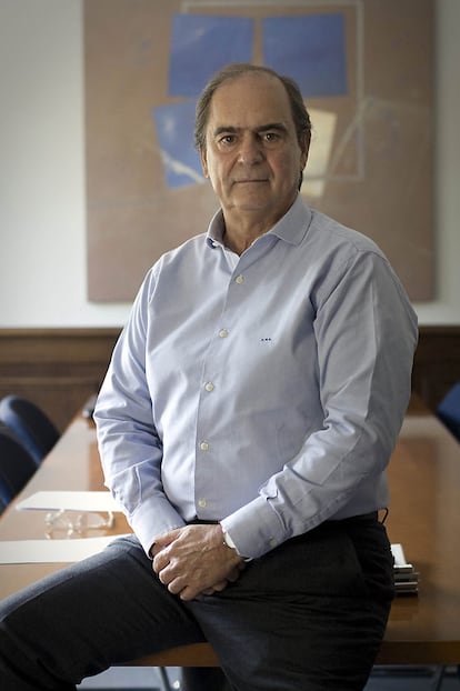 Benjamín Muñoz, en su despacho de la Asociación de Promotores.