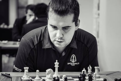 Ian Niepómniachi, hace un año, durante la Copa Sinquefield en San Luis (Misuri, EEUU)