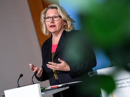 La ministra federal alemana de Medio Ambiente, Svenja Schulze.