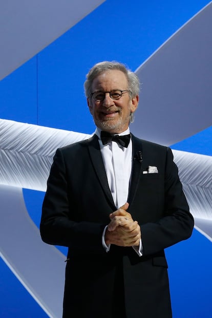 Steven Spielberg, el presidente del jurado, durante la gala de inauguración.