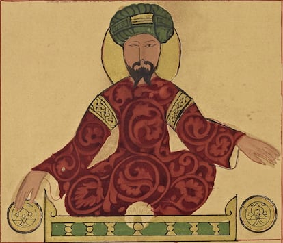 Portrait of Saladin (before A.D. 1185; short). WIKIPEDIA