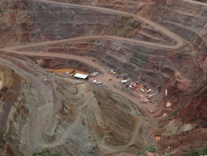 Vista de la mina El Bermejal, en el Estado de Guerrero.