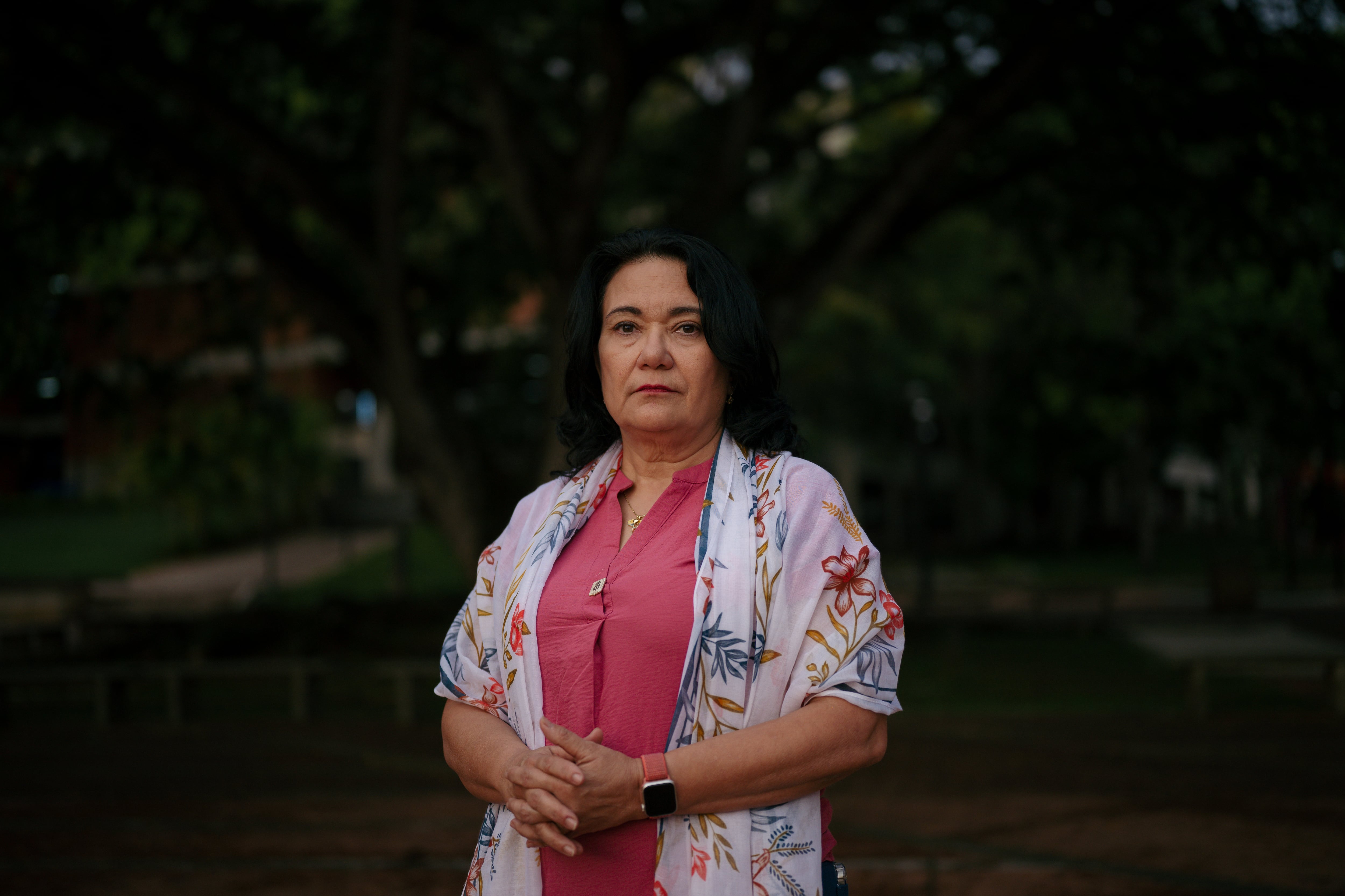 Mirla Perez en Caracas, el 21 de abril.