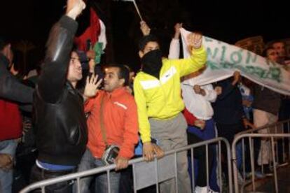 Manifestación el viernes en Melilla para pedir la paz en Palestina.