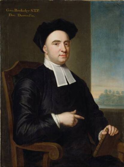 Retrato de George Berkeley realizado por John Smibert.