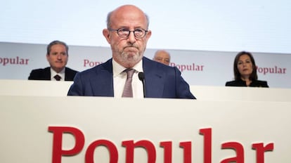 El presidente del Banco Popular, Emilio Saracho.