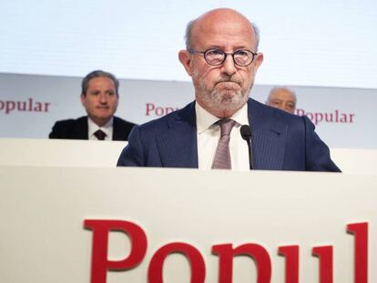 El presidente del Banco Popular, Emilio Saracho.