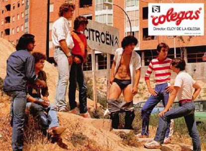Cartel de la película "Colegas". Eloy de la Iglesia, 1982