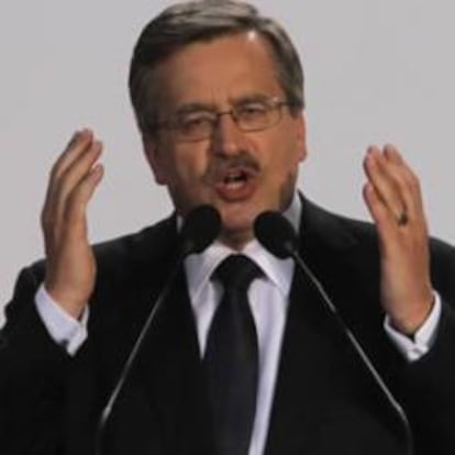 Bronislaw Komorowsk, presidente electo de Polonia.