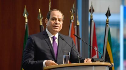 El presidente de Egipto, Abdelfatá al Sisi, en noviembre de 2019.