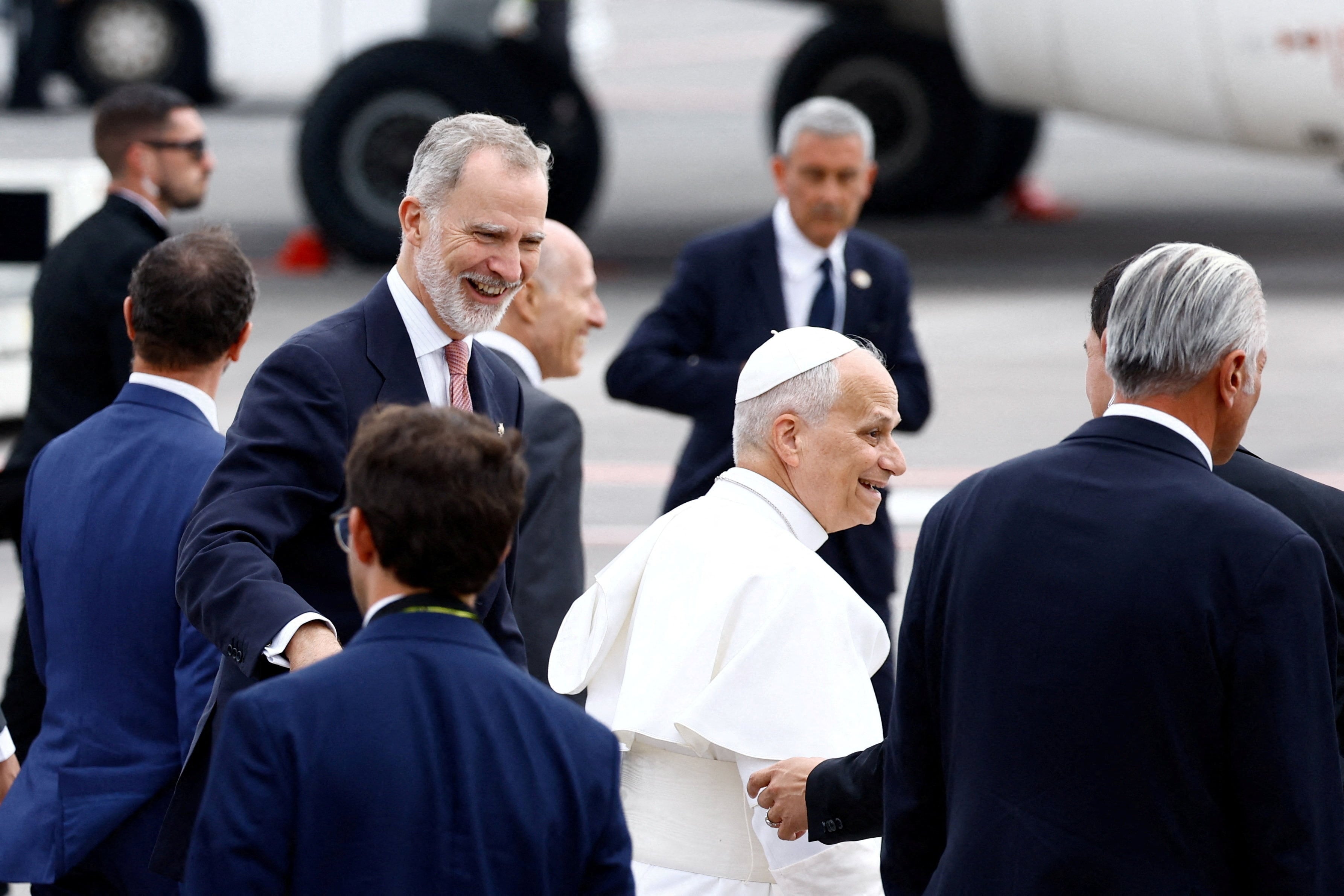 Pope Leo XIV's departure from Tenerife Norte Airport is delayed following a technical issue, according to local media