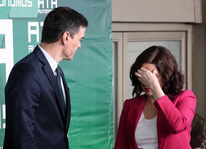 Pedro Sánchez e Isabel Díaz Ayuso en una imagen de archivo.