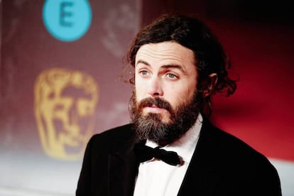 Casey Affleck en los Premios BAFTA.