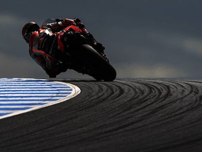 Márc Márquez durante los entrenamientos libres del GP de Australia 2019.