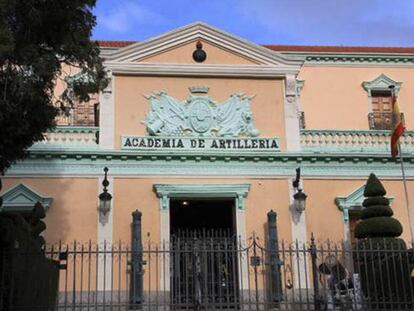 Fachada de la Academia de Artillería de Segovia.