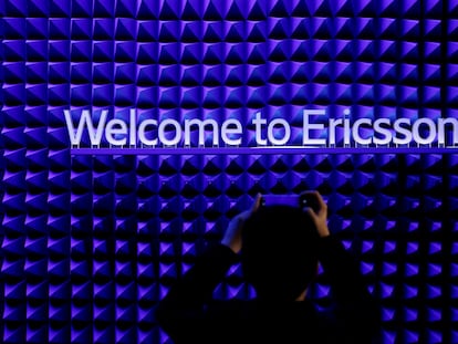 Stand de Ericsson en el Mobile World Congress de Barcelona de 2019.