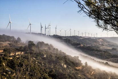 La Serra del Tallat, en los municipios de Passanant i Belltall i Vallbona de les Monges.