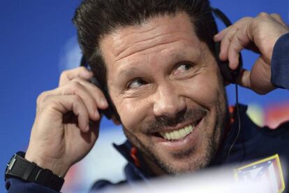 Simeone, en rueda de prensa