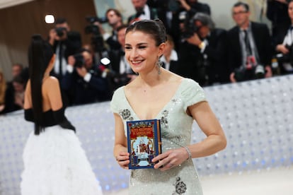 Chloe Malle en la gala del MET de 2023, dedicada a Karl Lagerfeld.