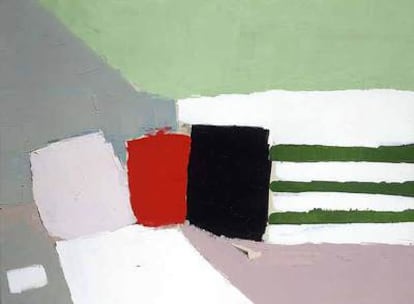 Obra de Nicolas de Stael (en &#39;Bajo la bomba&#39;).