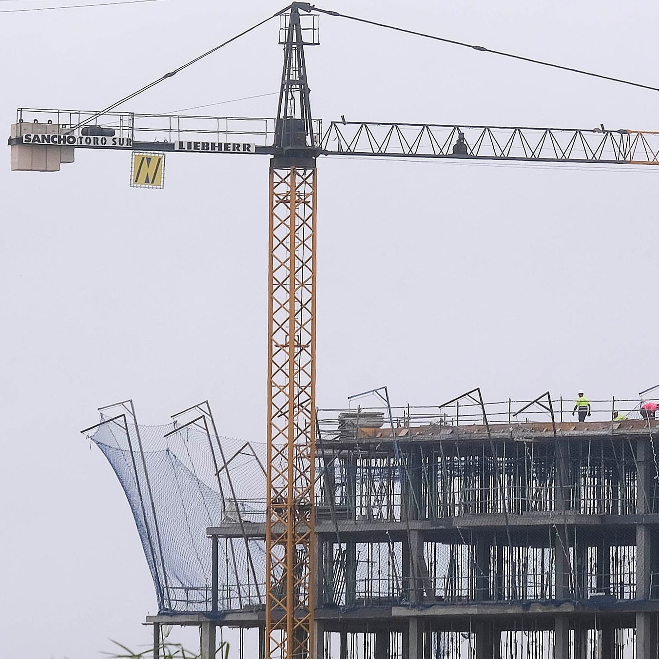 Dos Hermanas (Sevilla) 07/10/2024 Construcción de viviendas en entrenueclos. FOTO.ALEJANDRO RUESGA