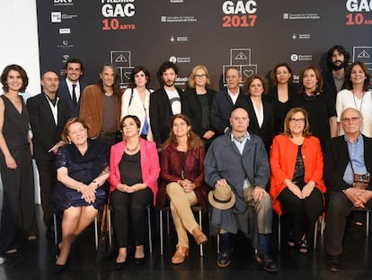 Los premiados y el jurado de los GAC 2017.