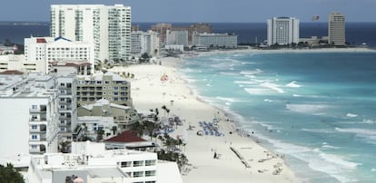 Zona hotelera de Canc&uacute;n