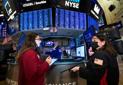 Operadores de la Bolsa de Nueva York el pasado 14 de diciembre