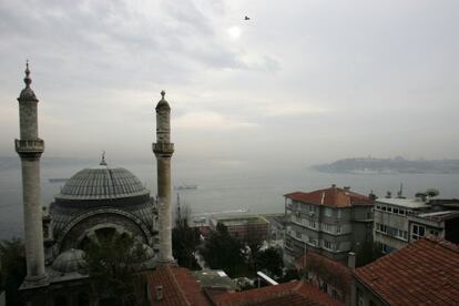 Vista de Estambul desde el estudio de Orhan Pamuk.