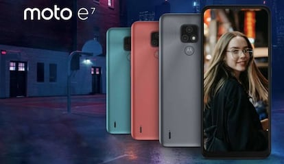 Nuevo Moto E7 de Motorola.