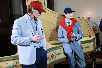 Presentación de la nueva línea Tommy Hilfiger New York en el Palazzo Portinari Salviati de Florencia, el 17 de junio de 2025.