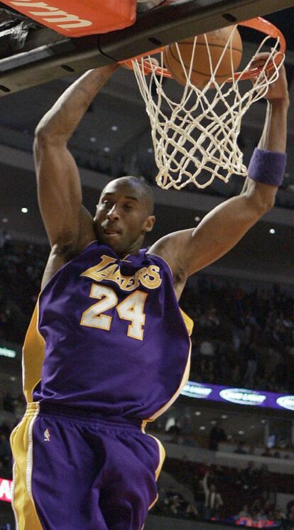 Kobe Bryant, durante el partido contra los Bulls.