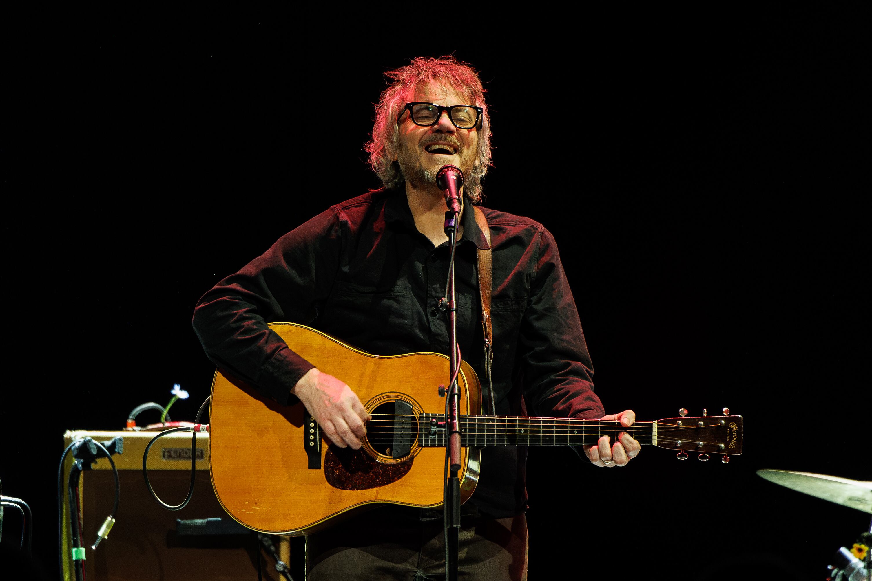 Jeff Tweedy, durante su concierto en Barcelona el jueves 12 de febrero.