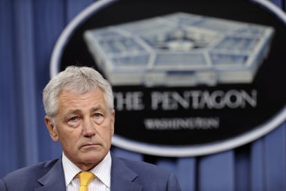 El secretario de Defensa, Chuck Hagel.