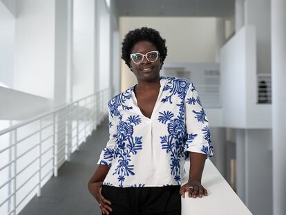 Elvira Dyangani Ose, retratada el martes en el Museo de Arte Contemporáneo de Barcelona (Macba).